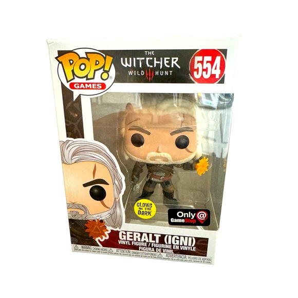 Funko Other - Funko Pop Geralt The Witcher #554 Exclusive Glow In The Dark Funko